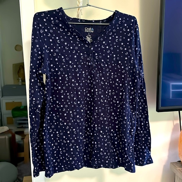 Women’s Sleepwear Long Sleeve Top - Picture 1 of 2